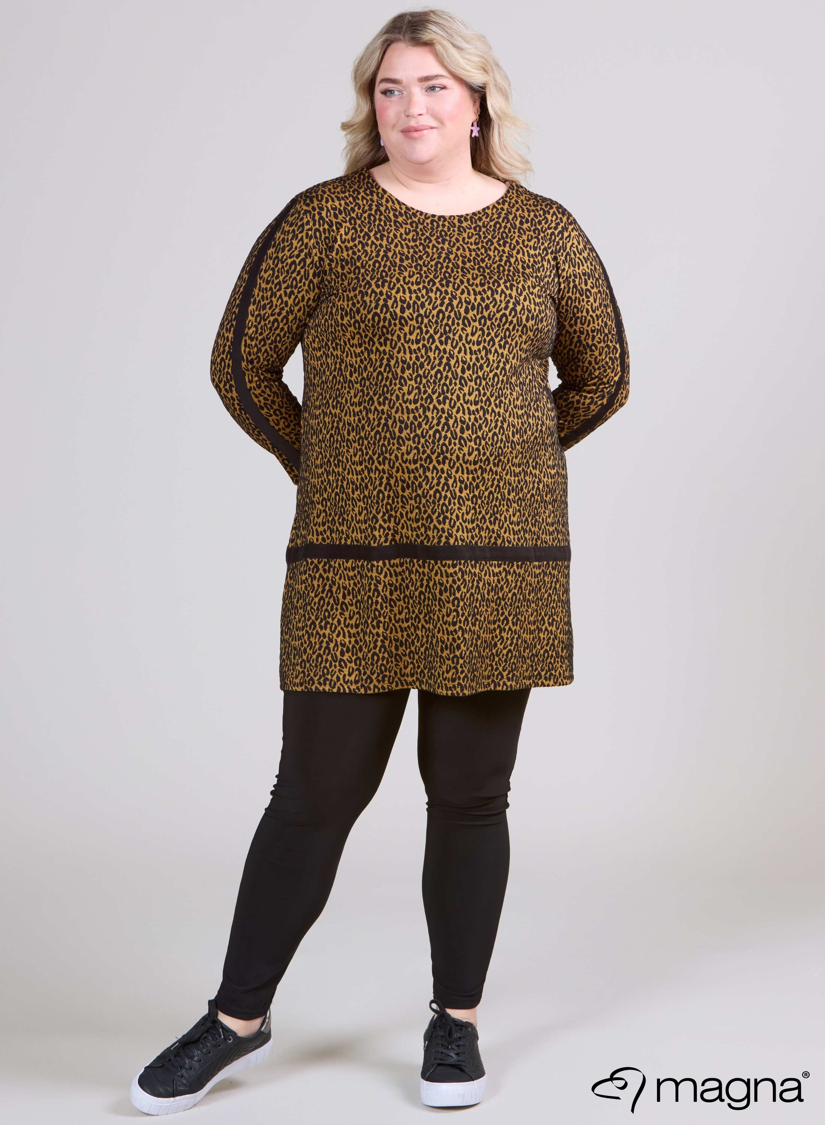 Magna Tunic Heavy Small Cheetah Musterd