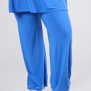 Magna Wide Leg Elastic Troy Dark Sky Blue