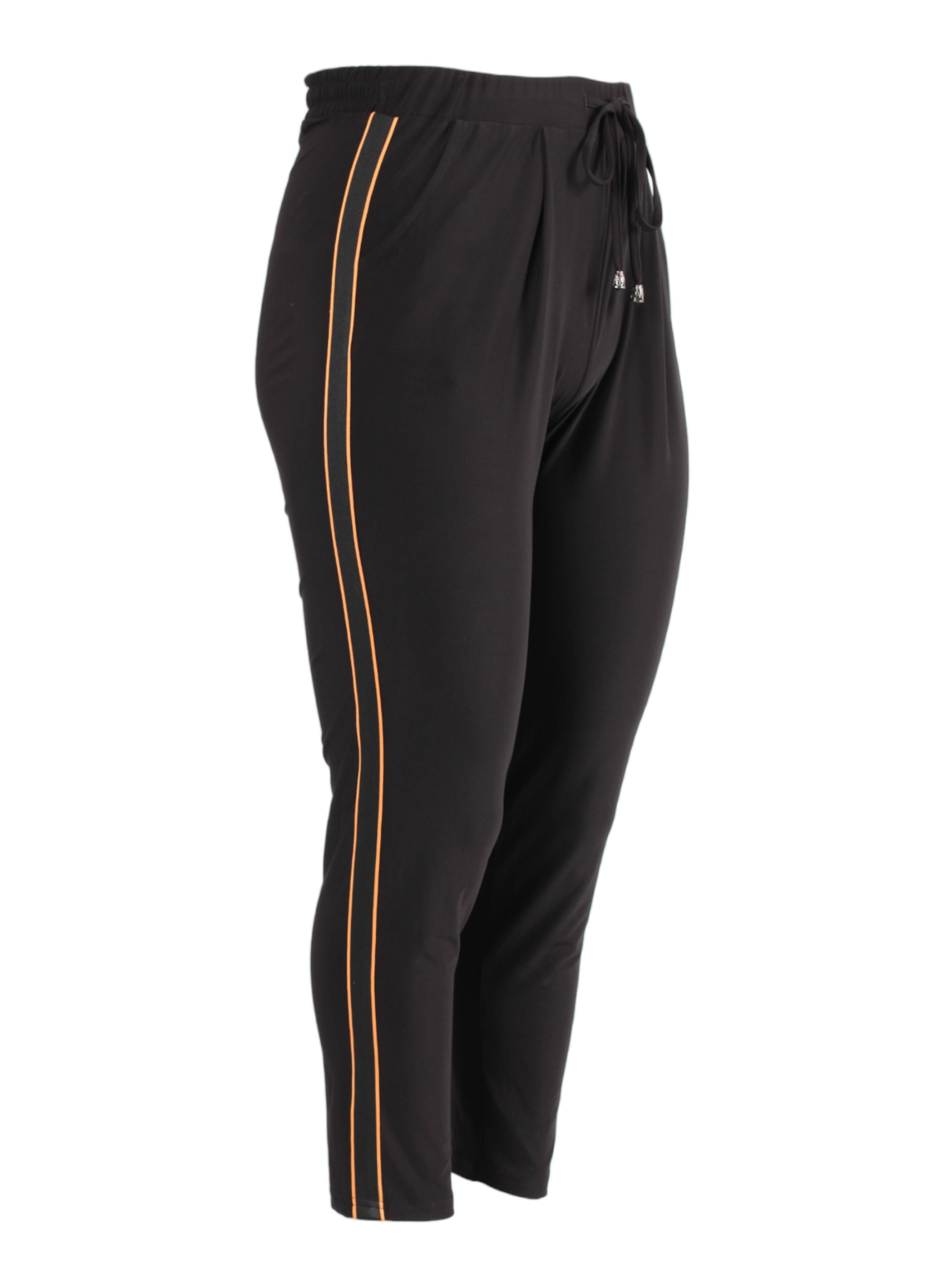 D-2310 - Tape Relaxed Reisehose Schwarz/Orange