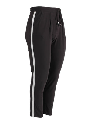 D-2310 - Tape Relaxed Travel Pants Silber