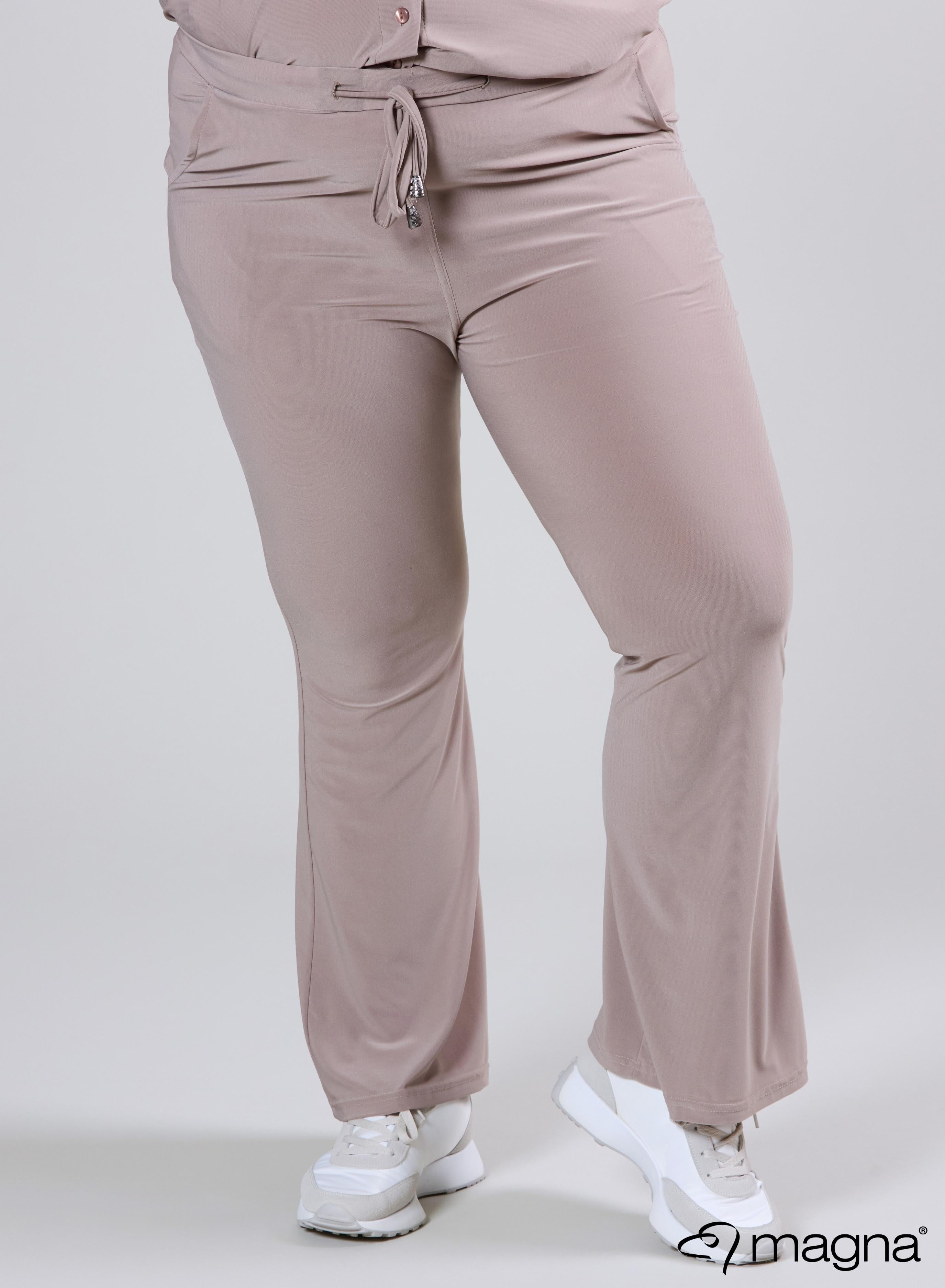 Magna Relaxed Pocket Flared Pants Sand
