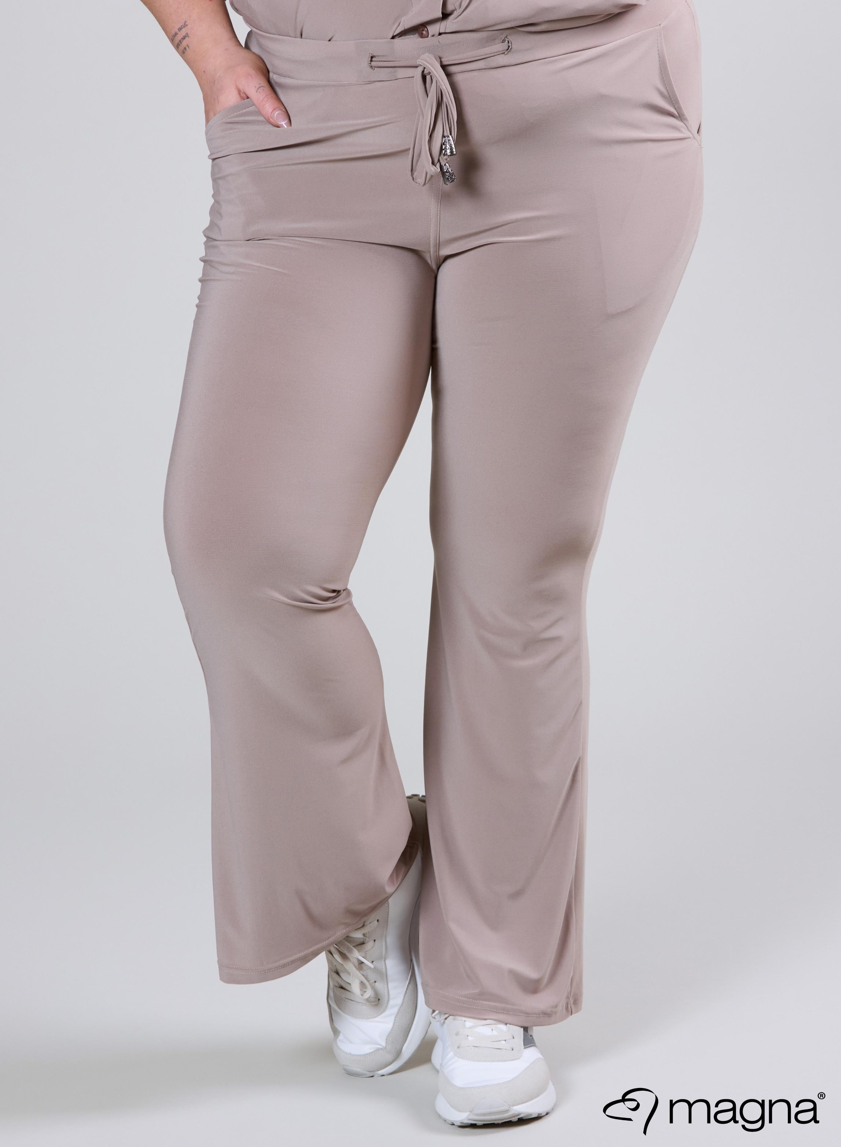 Magna Relaxed Pocket Flared Pants Sand