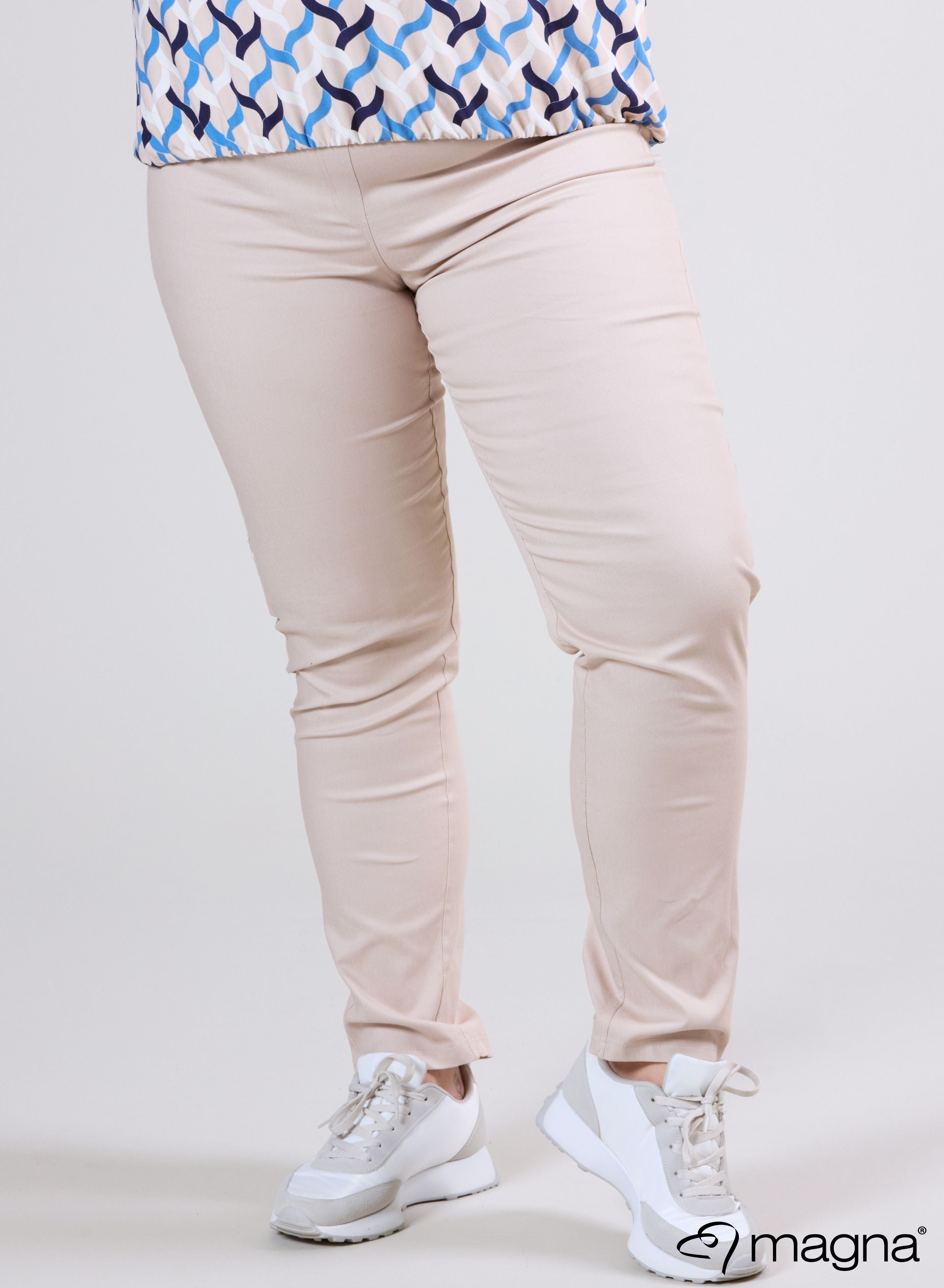 Magna Baumwoll-Viskose-Hose Sand