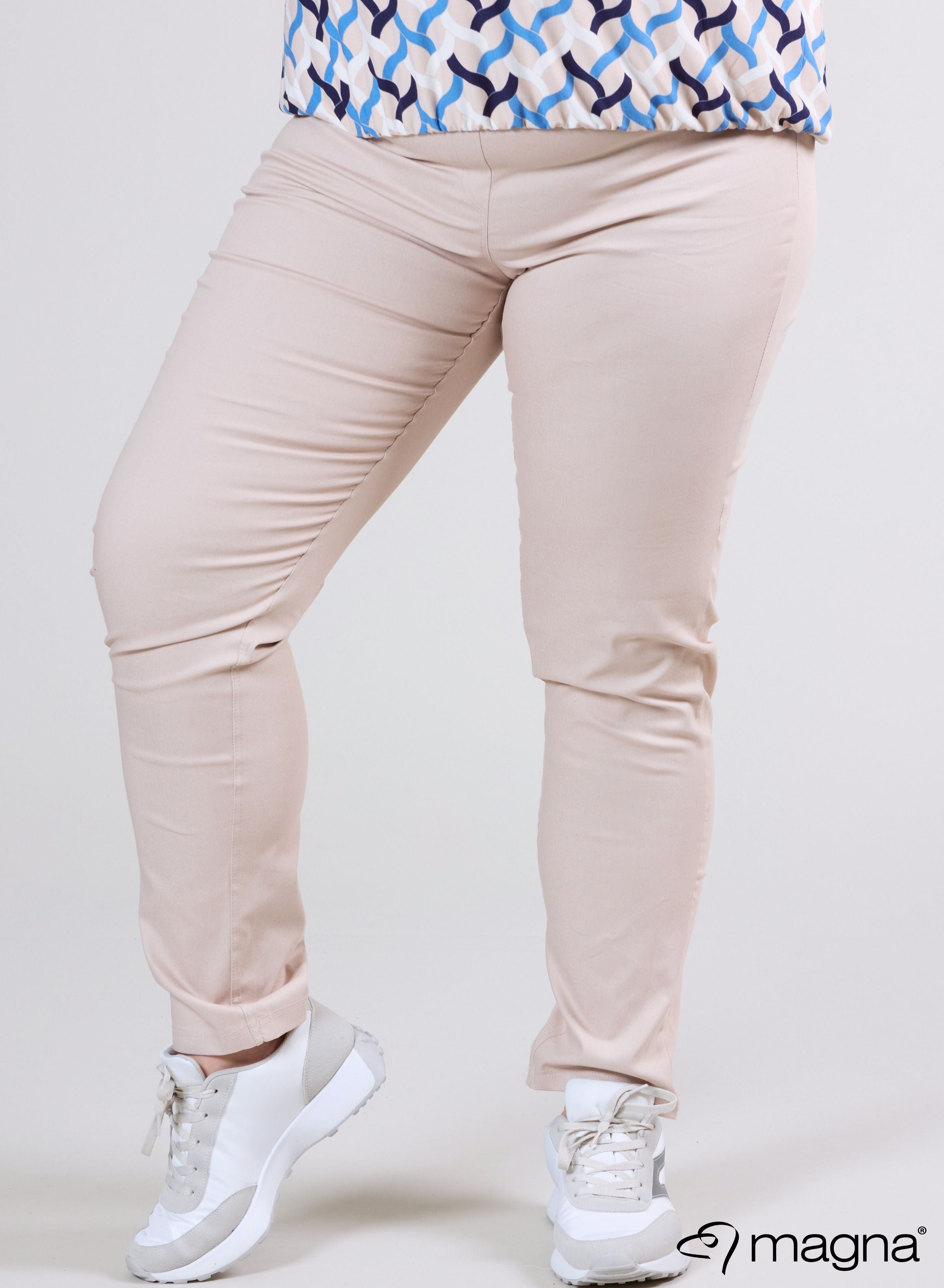 Magna Baumwoll-Viskose-Hose Sand