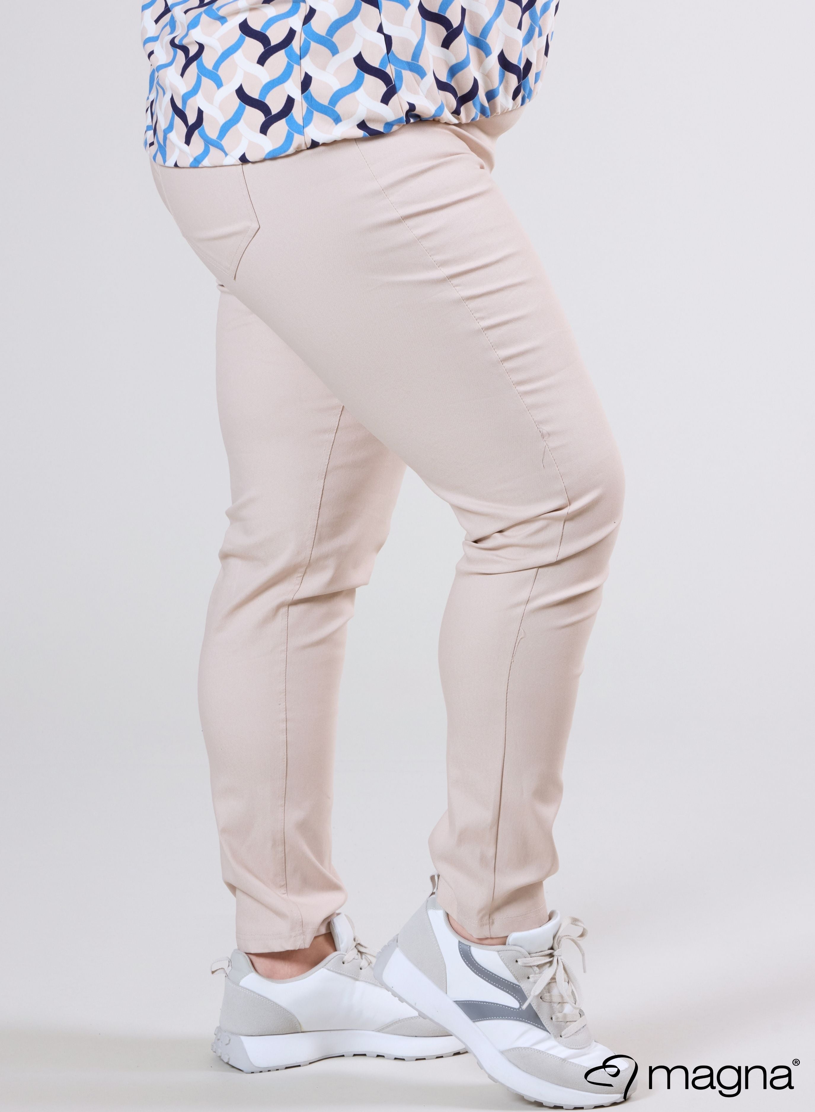 Magna Baumwoll-Viskose-Hose Sand