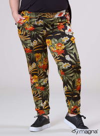 Magna Viscose Heavy Warm Pocket Trouser Rust/Orange Jungle