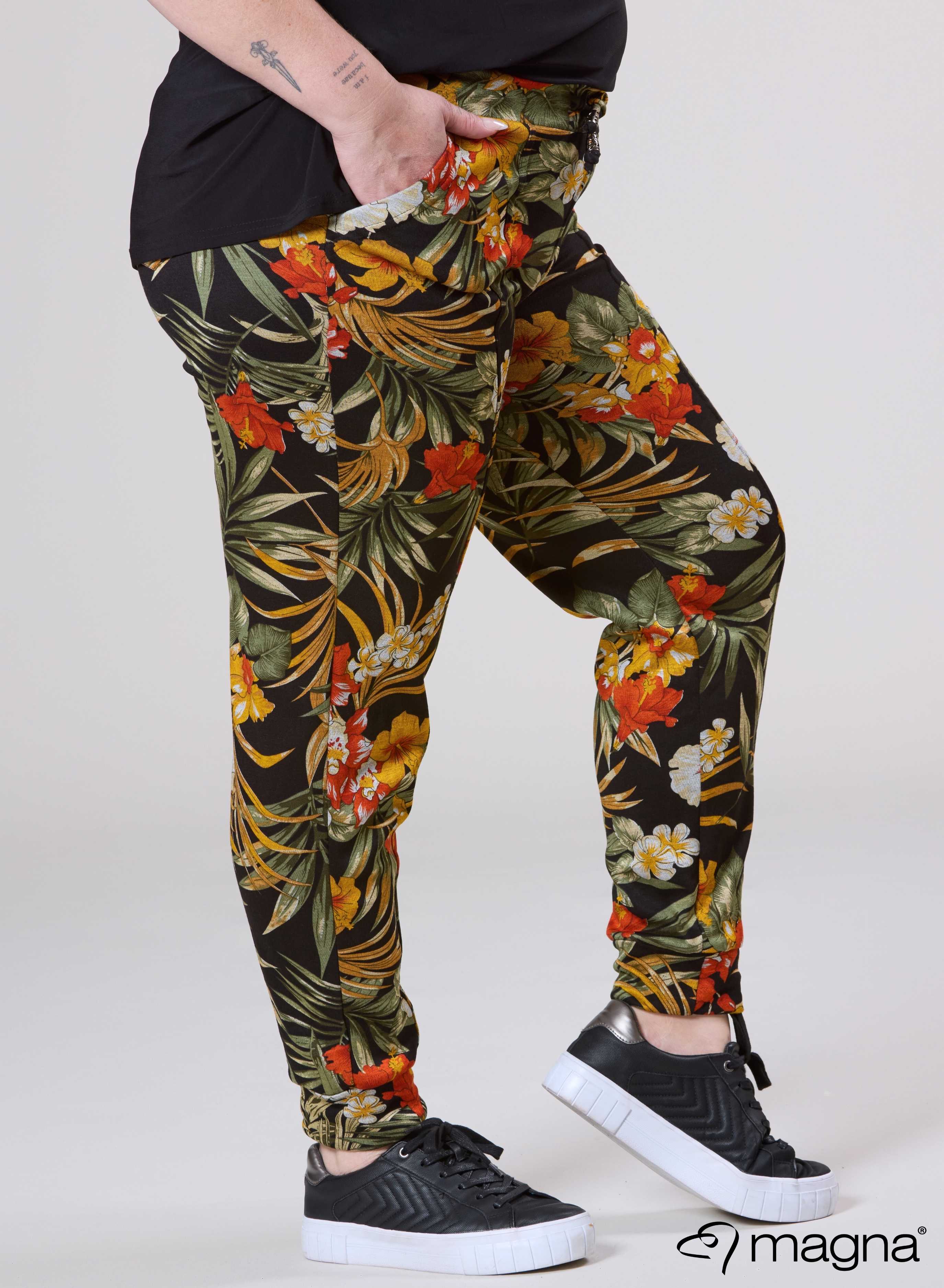 Magna Viscose Heavy Warm Pocket Trouser Rust/Orange Jungle