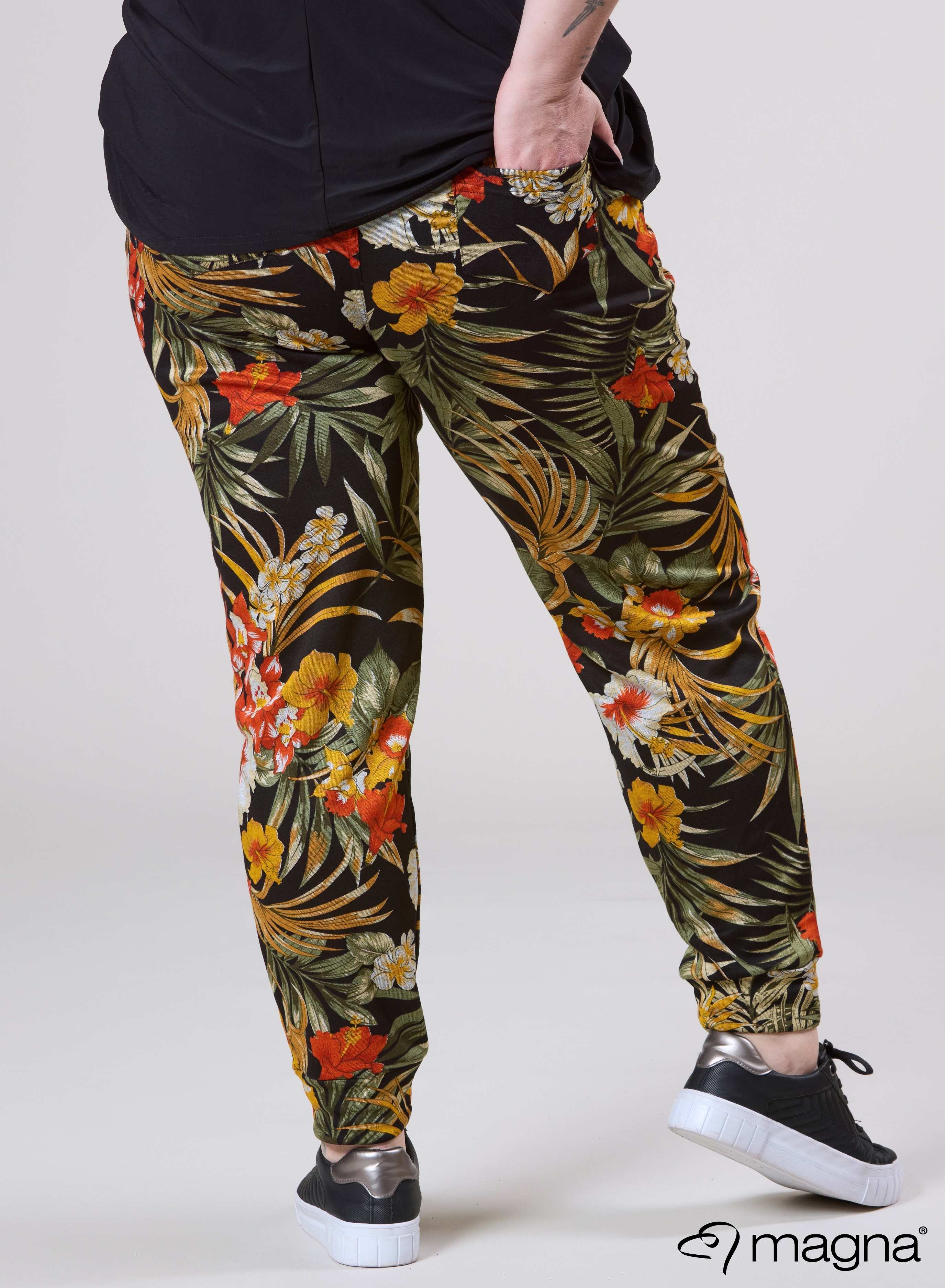 Magna Viscose Heavy Warm Pocket Trouser Rust/Orange Jungle