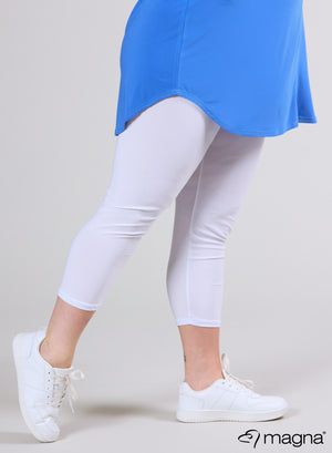 Magna Basic 3/4 Travel Legging White