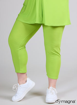Magna Basic 3/4 Travel Legging Lime Green