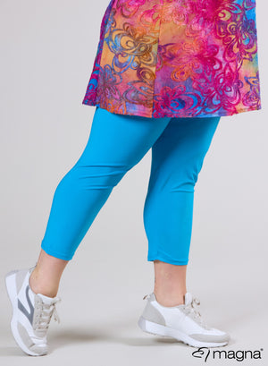 Magna Basic 3/4 Travel Legging Turqoise