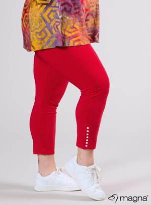 Magna Studs legging Red