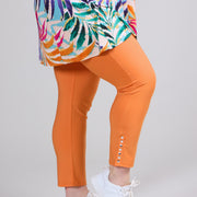 Magna Studs Leggings Orange