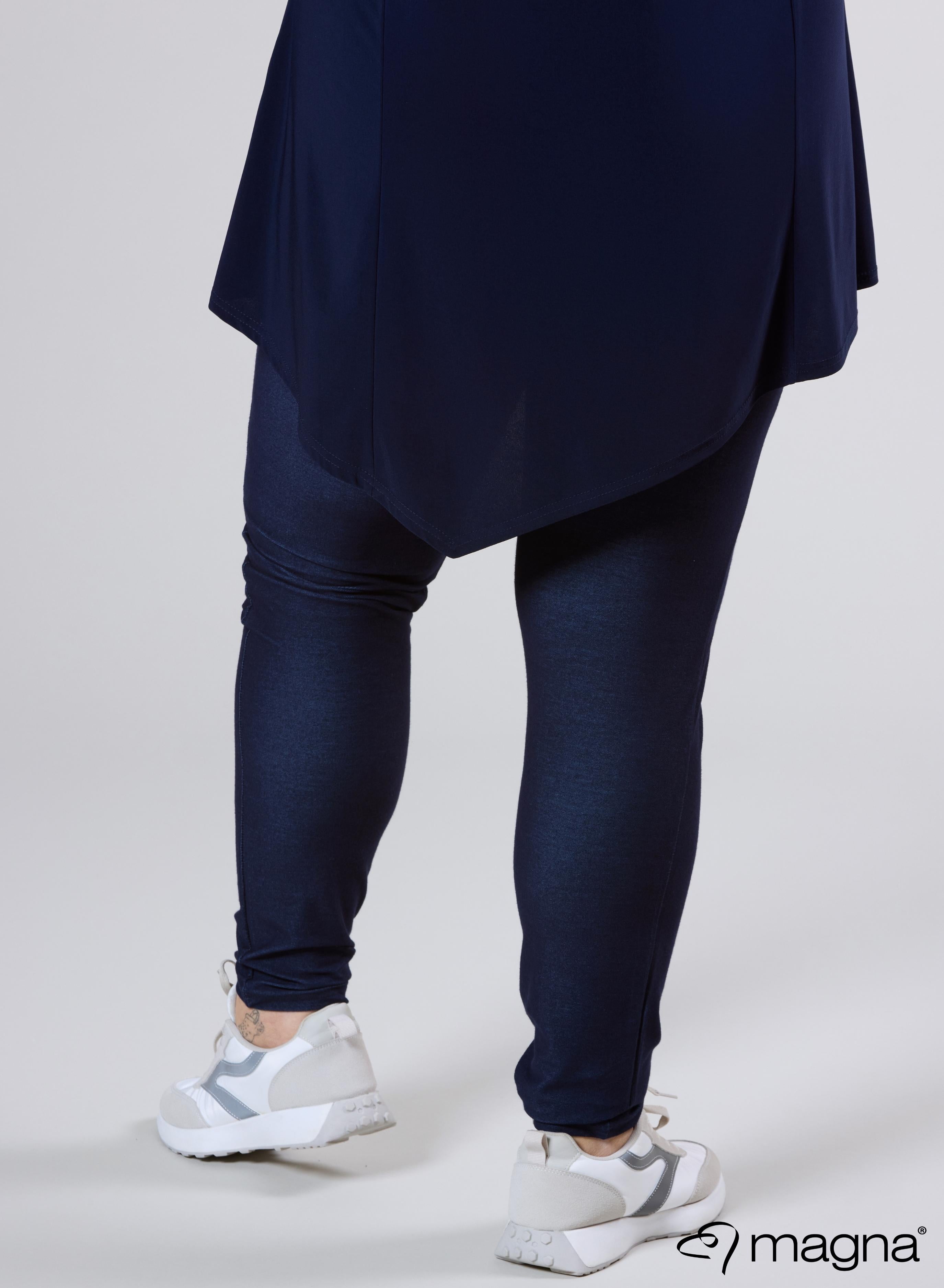 Magna Stretch Denim High Waist Legging Jeans Blue D