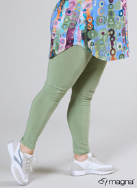 F-0023 - Smalle legging - Effen L. Khaki