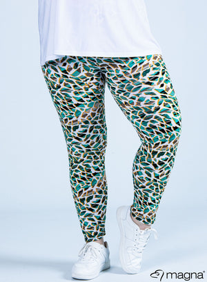 Magna Viskose Legging Rocks Petrol