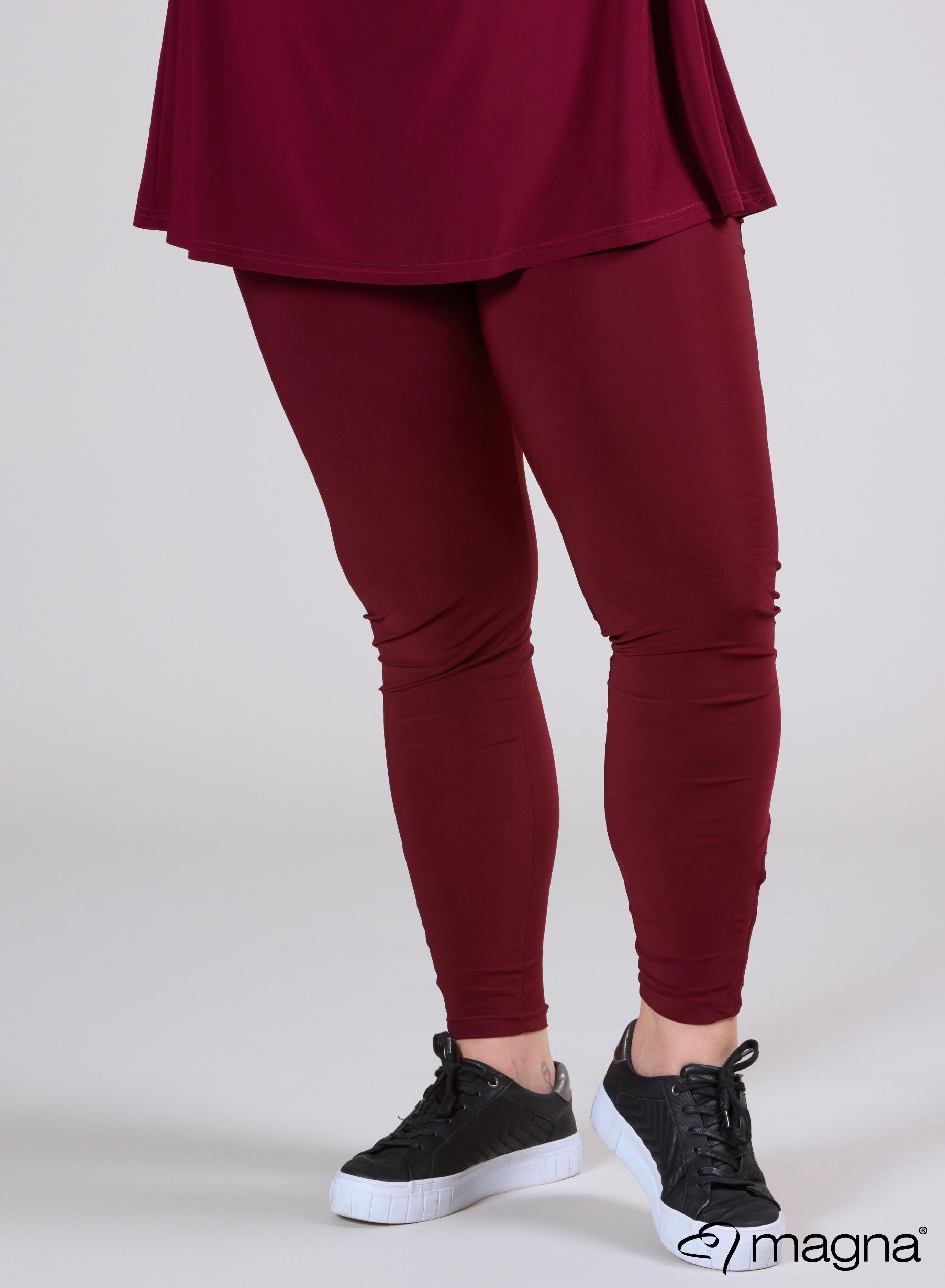 Magna X-Strap Legging Wine Red