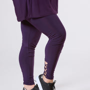 Magna X-Strap Legging Dark Purple