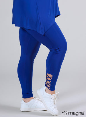 Magna X-Strap Leggings Königsblau