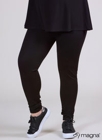 Magna High Waist Stretchy Warm Heavy Legging Black