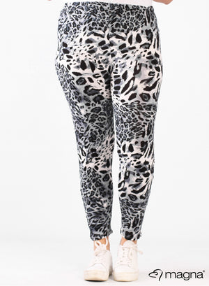 Magna Viskose Legging Tiger Schwarz/Grau