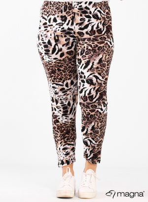 Magna Viskose-Leggings Tigerbraun