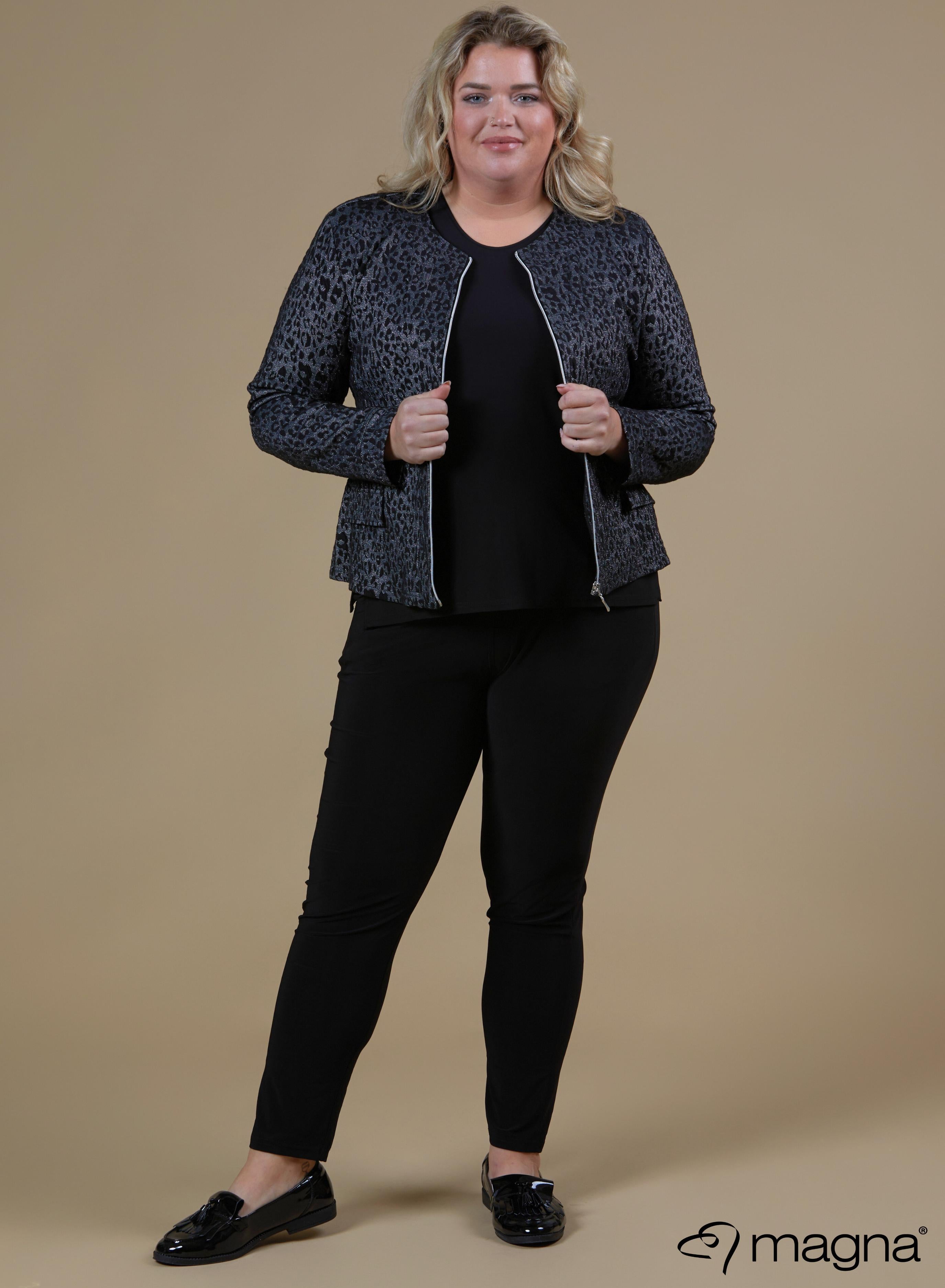 Magna Glitter Jacket Animal Print