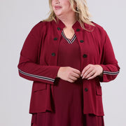 Magna Kort Sailor Jack met Tape Wijnrood