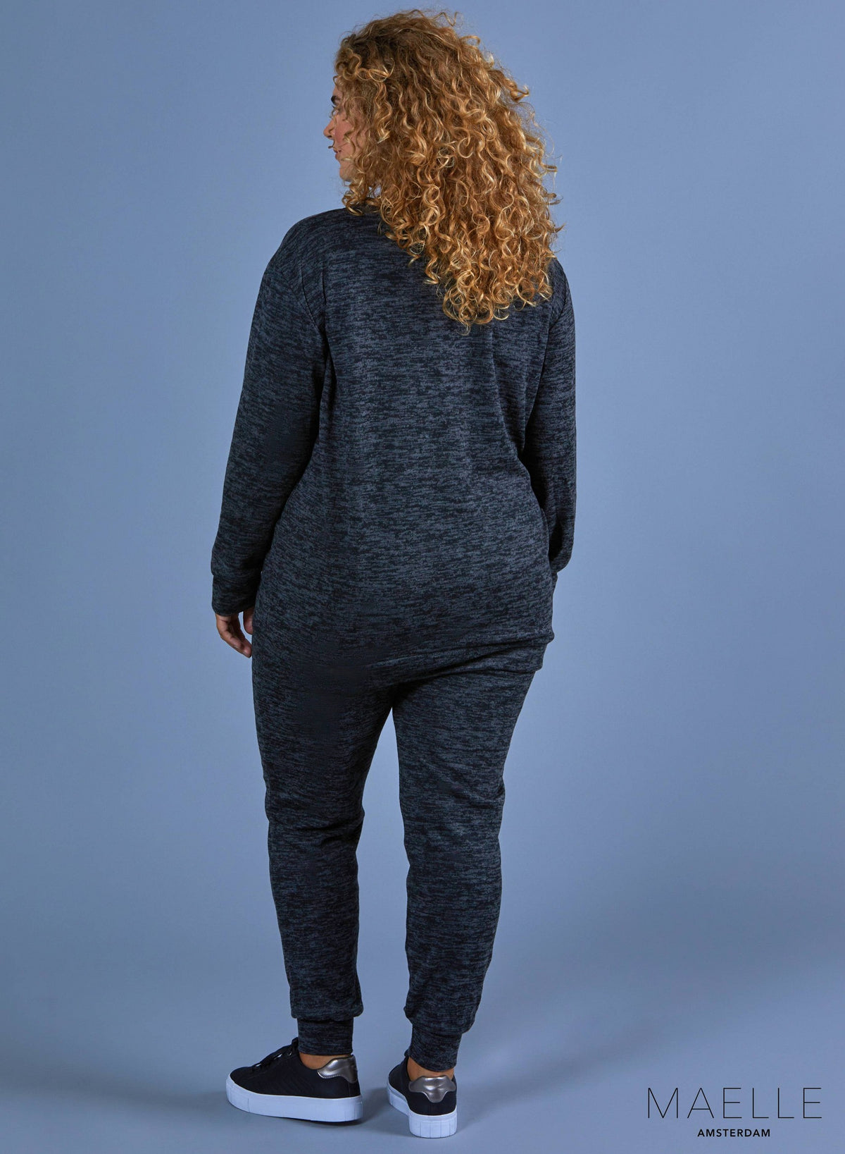 Maelle Warmes Loungewear-Set Schwarz