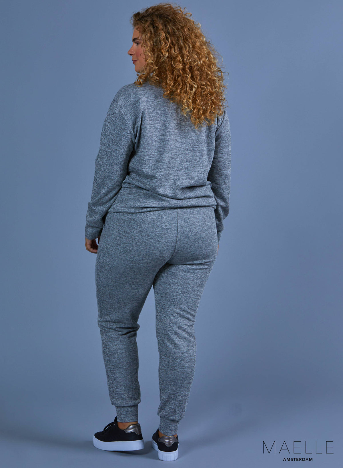Maelle Warmes Loungewear-Set Silber