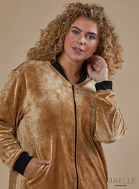 Maelle Velvet Jacket Sand
