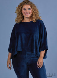 Maelle Curdoroy CropTop Navy