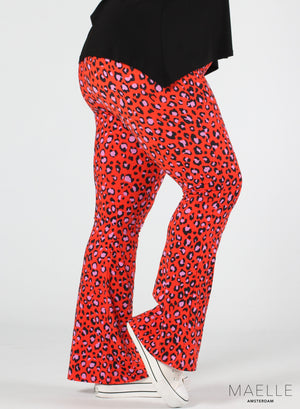 Maelle Schlaghose Leopard Orange