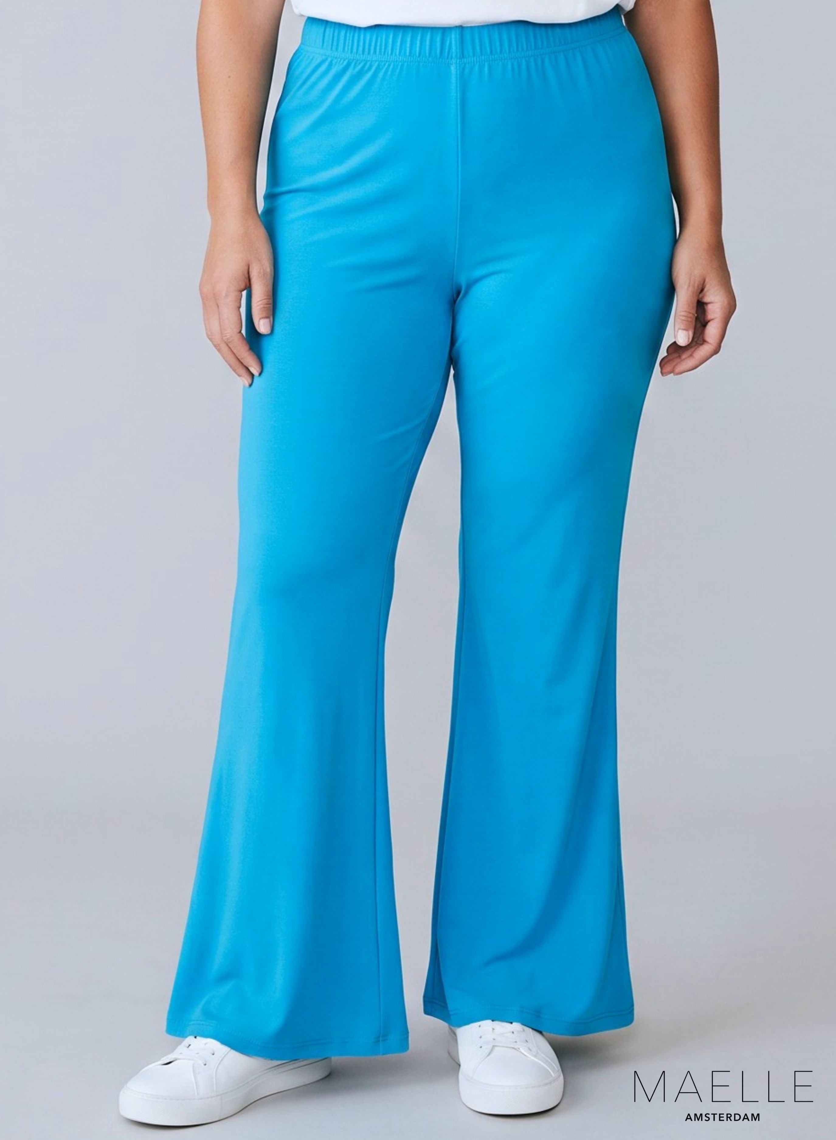 Maelle Ausgestellte Hose Türkis
