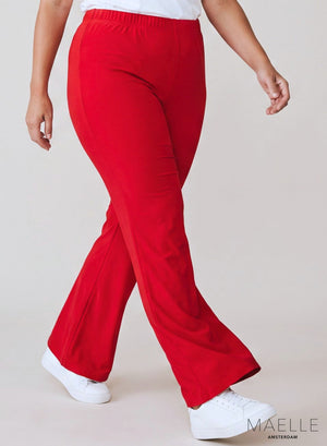 Schlaghose Maelle Rot