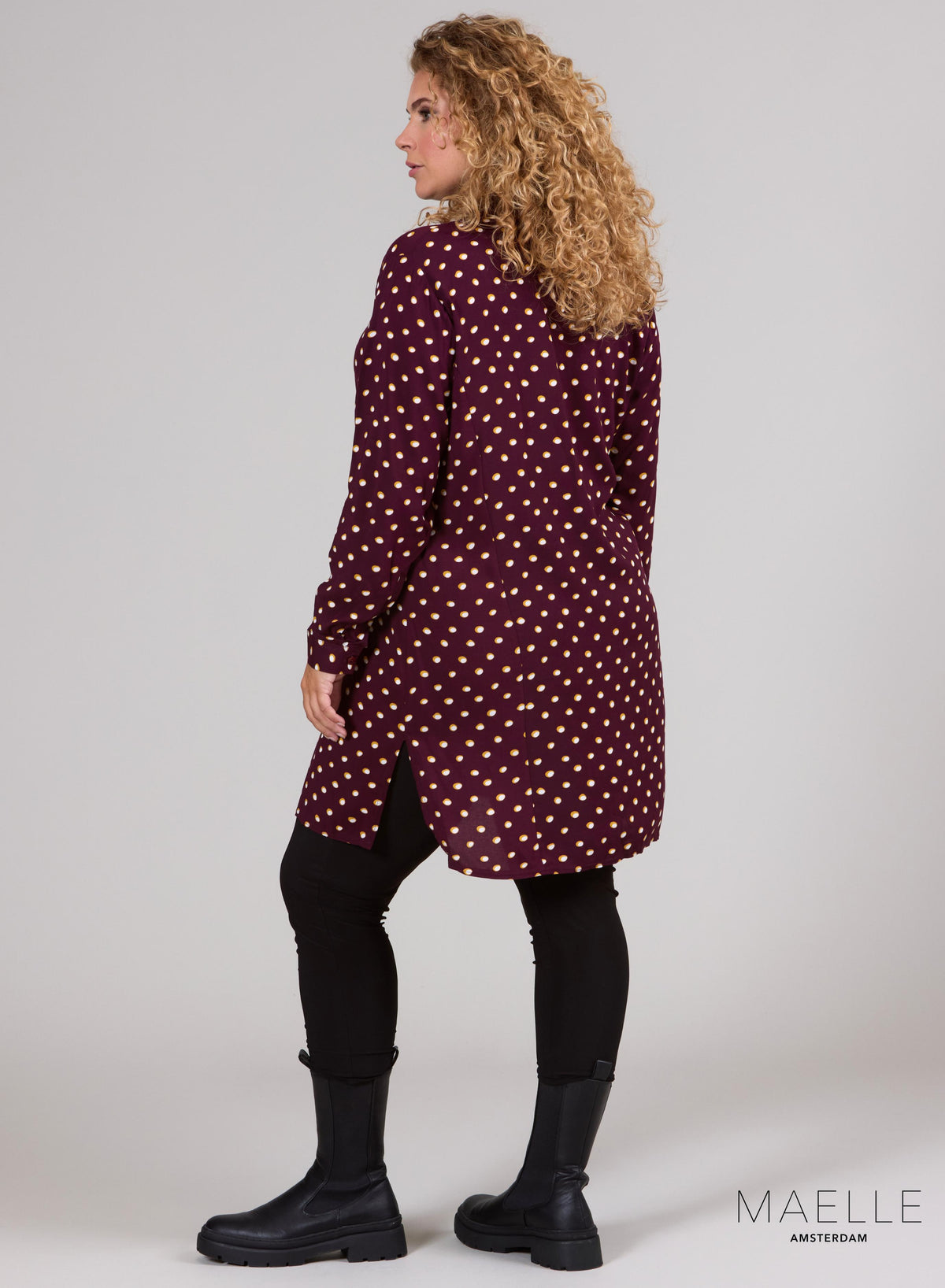 Maelle Light Viskose Knopfleiste Muster 934-032