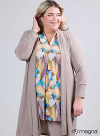 Magna Travel Cardigan Midi Sand