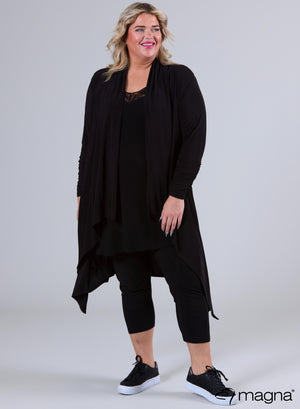 Magna Edgy Cardigan Zwart