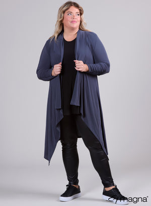 Magna Edgy Cardigan Grijs
