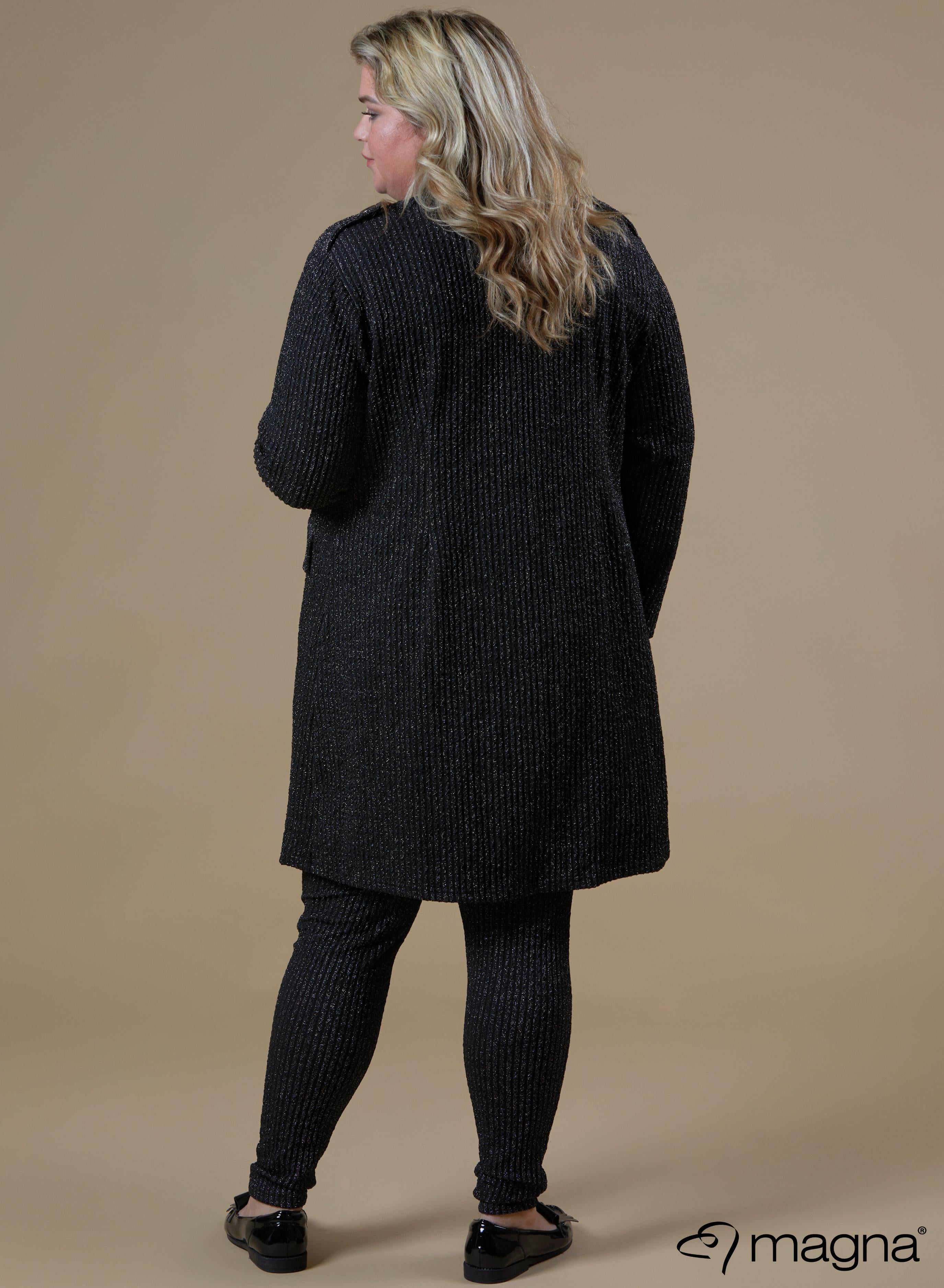 Magna Blazer Glitter Striped Pattern