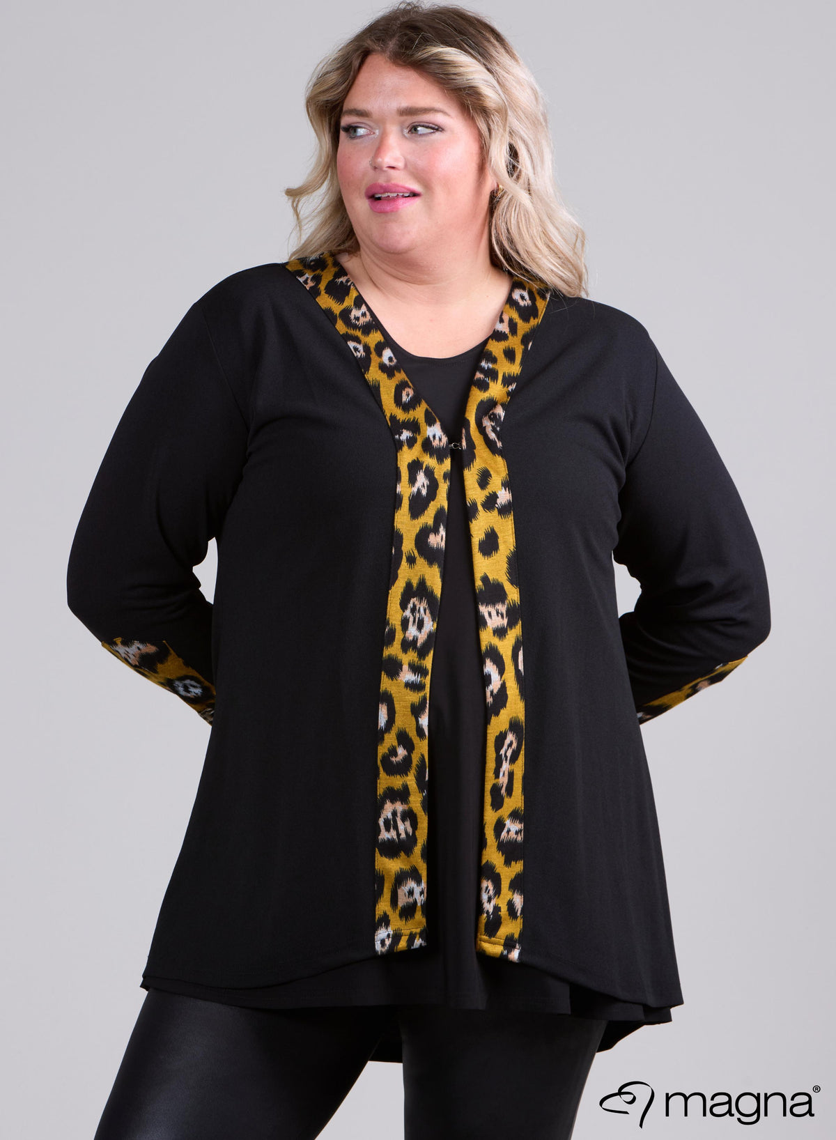 Magna Detail Blazer mit Print-Muster