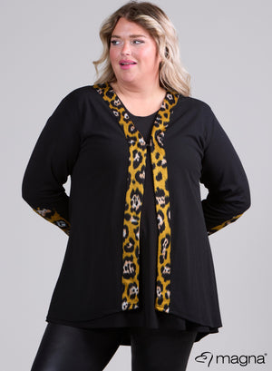 Magna Detail Blazer mit Print-Muster