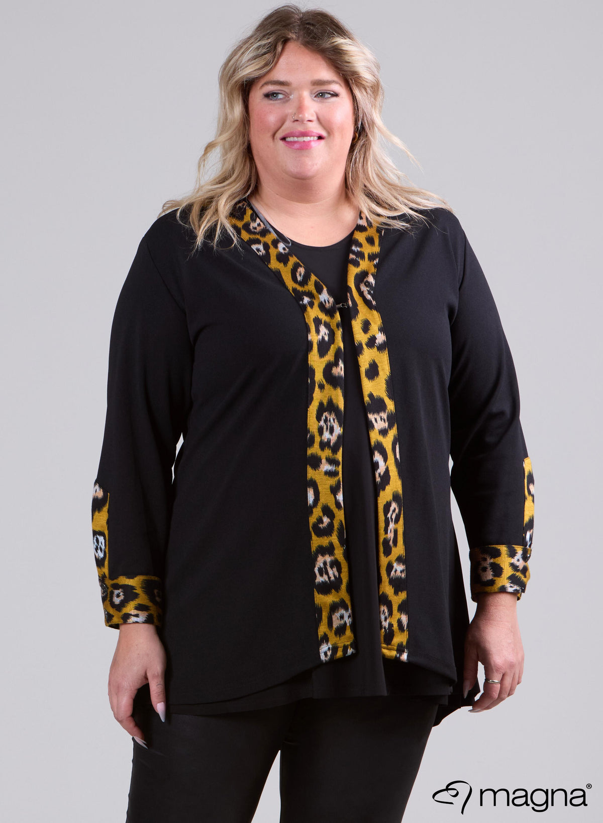 Magna Detail Blazer mit Print-Muster