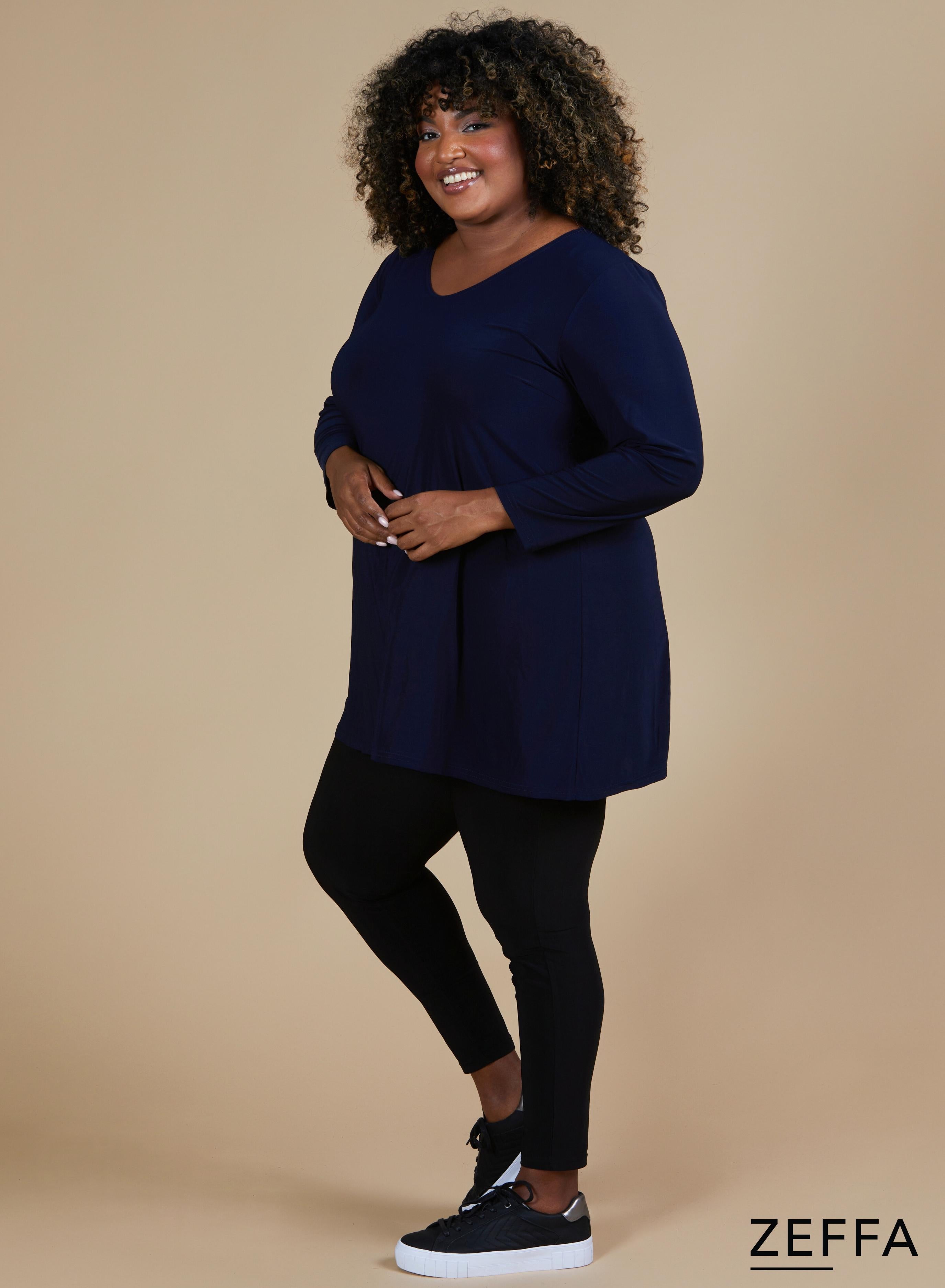 Zeffa A-Line Tunic Navy