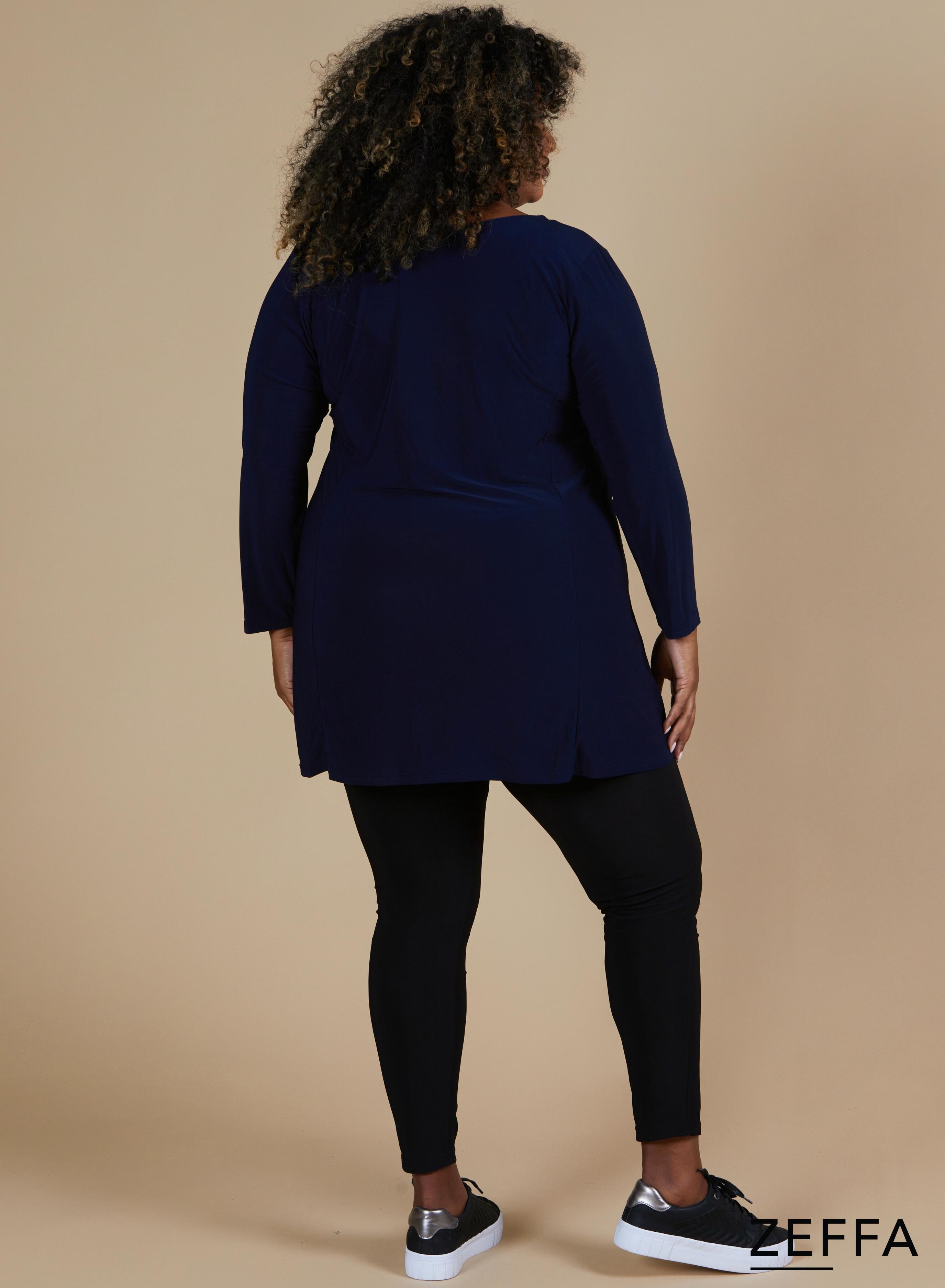 Zeffa A-Line Tunic Navy
